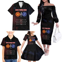 Personalized Delian League Family Matching Off The Shoulder Long Sleeve Dress and Hawaiian Shirt Greek And Persian Wars - Wonder Print Shop
