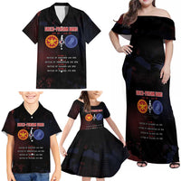 Personalized Delian League Family Matching Off Shoulder Maxi Dress and Hawaiian Shirt Greek And Persian Wars - Wonder Print Shop