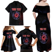 Personalized Delian League Family Matching Off Shoulder Maxi Dress and Hawaiian Shirt Greek And Persian Wars - Wonder Print Shop