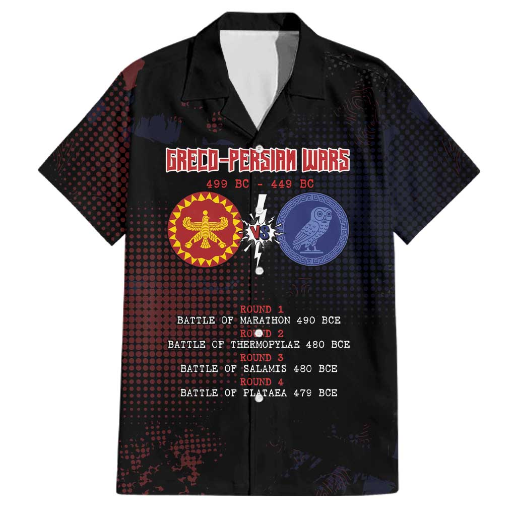 Personalized Delian League Family Matching Off Shoulder Maxi Dress and Hawaiian Shirt Greek And Persian Wars - Wonder Print Shop