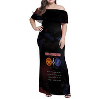 Personalized Delian League Family Matching Off Shoulder Maxi Dress and Hawaiian Shirt Greek And Persian Wars - Wonder Print Shop