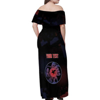 Personalized Delian League Family Matching Off Shoulder Maxi Dress and Hawaiian Shirt Greek And Persian Wars - Wonder Print Shop