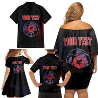 Personalized Delian League Family Matching Off Shoulder Short Dress and Hawaiian Shirt Greek And Persian Wars - Wonder Print Shop