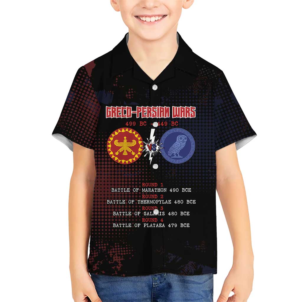 Personalized Delian League Family Matching Summer Maxi Dress and Hawaiian Shirt Greek And Persian Wars - Wonder Print Shop
