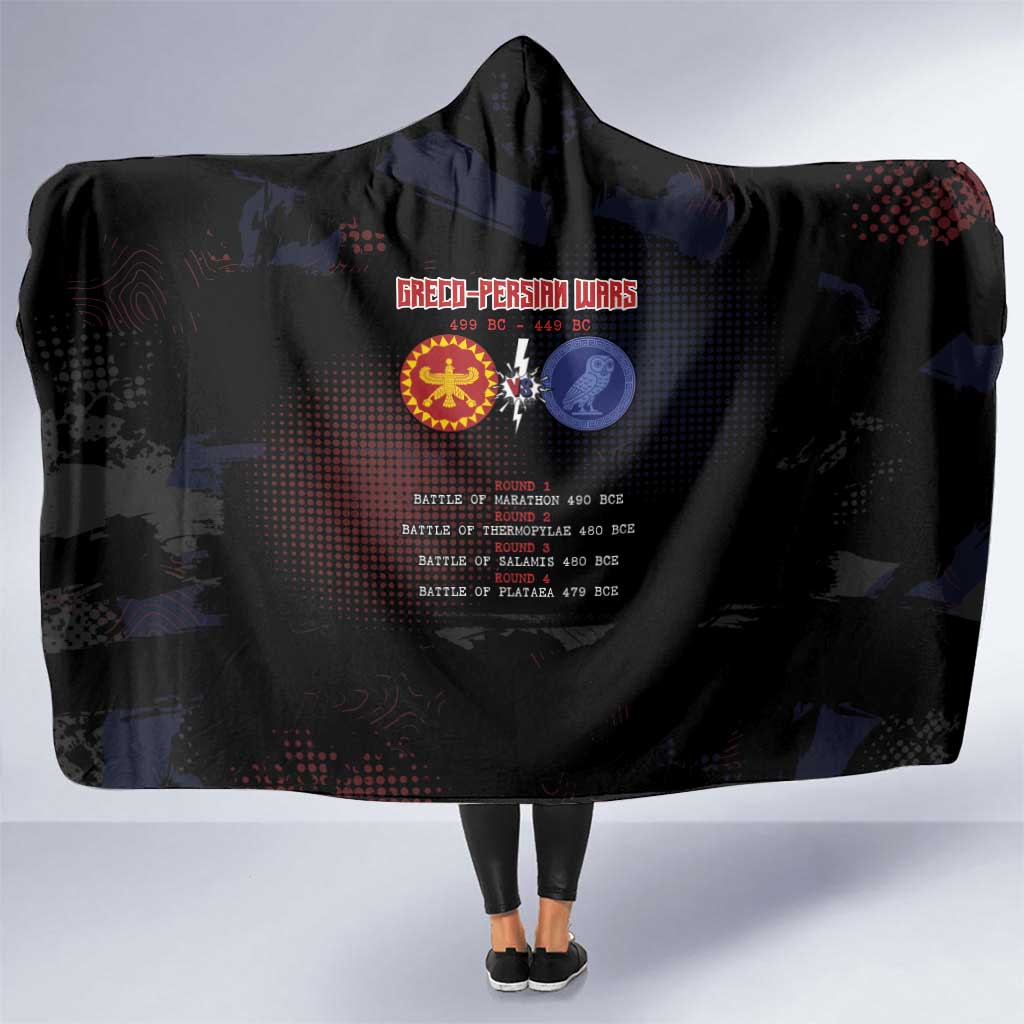 Delian League Hooded Blanket Greek And Persian Wars - Wonder Print Shop