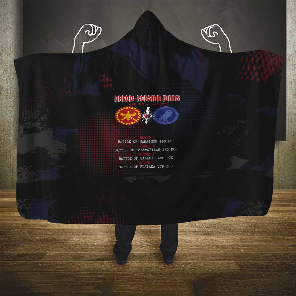 Delian League Hooded Blanket Greek And Persian Wars - Wonder Print Shop