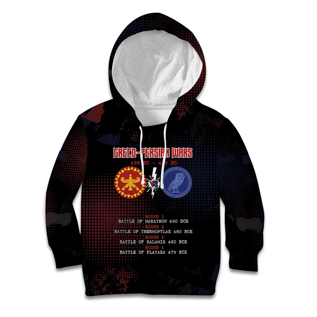 Personalized Delian League Kid Hoodie Greek And Persian Wars - Wonder Print Shop
