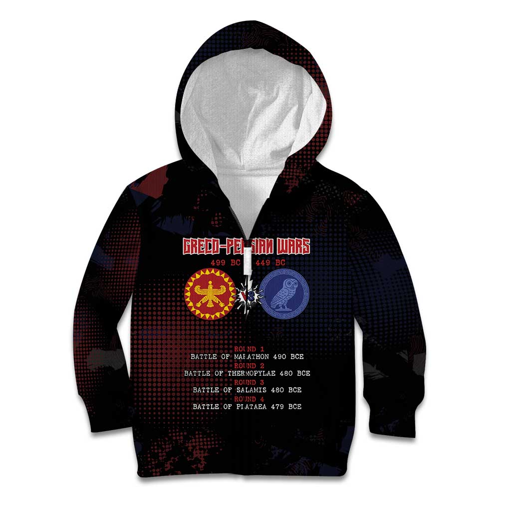 Personalized Delian League Kid Hoodie Greek And Persian Wars - Wonder Print Shop