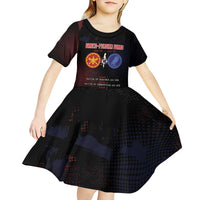 Personalized Delian League Kid Short Sleeve Dress Greek And Persian Wars - Wonder Print Shop