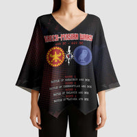 Personalized Delian League Kimono Sleeve Blouse Greek And Persian Wars - Wonder Print Shop