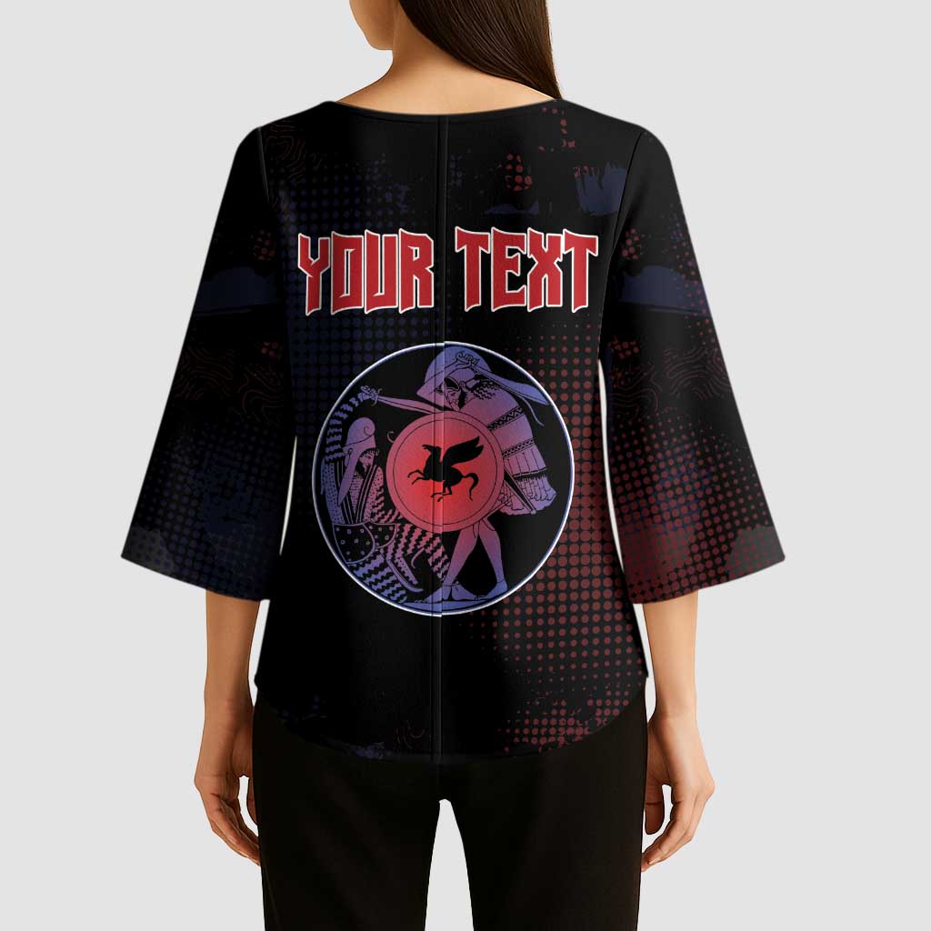 Personalized Delian League Kimono Sleeve Blouse Greek And Persian Wars - Wonder Print Shop