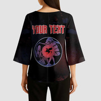 Personalized Delian League Kimono Sleeve Blouse Greek And Persian Wars - Wonder Print Shop