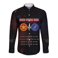 Personalized Delian League Long Sleeve Button Shirt Greek And Persian Wars - Wonder Print Shop