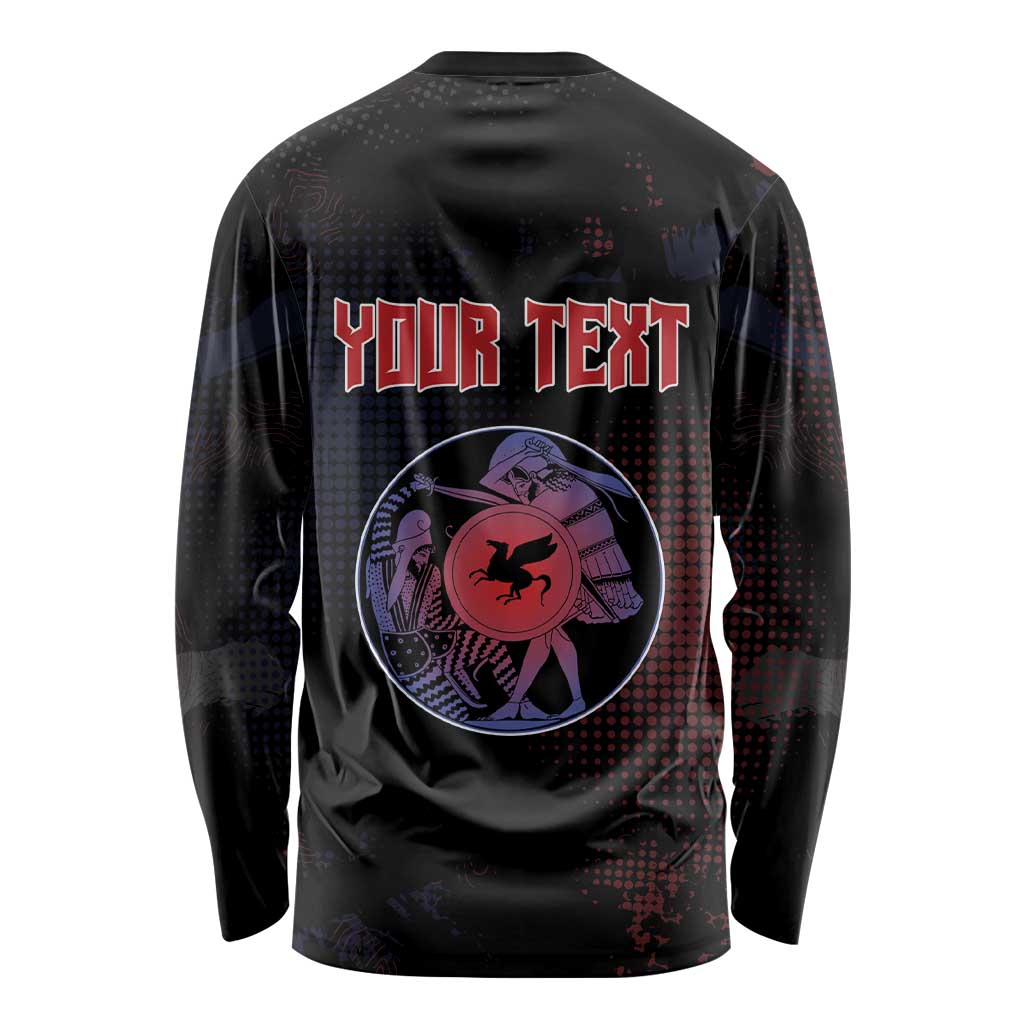 Personalized Delian League Long Sleeve Shirt Greek And Persian Wars - Wonder Print Shop