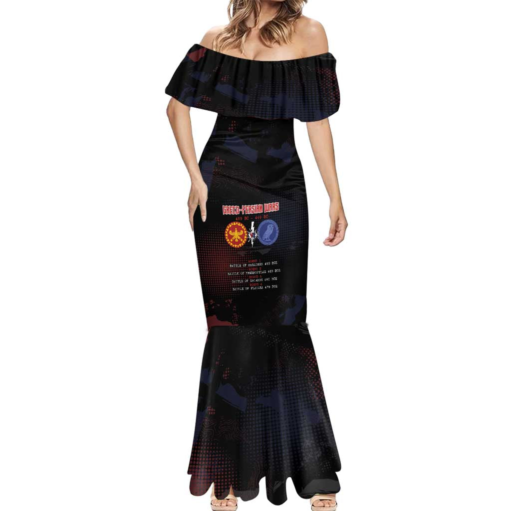 Personalized Delian League Mermaid Dress Greek And Persian Wars - Wonder Print Shop