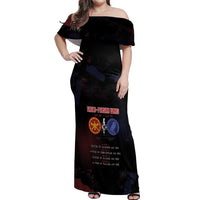 Personalized Delian League Off Shoulder Maxi Dress Greek And Persian Wars - Wonder Print Shop