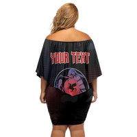 Personalized Delian League Off Shoulder Short Dress Greek And Persian Wars - Wonder Print Shop