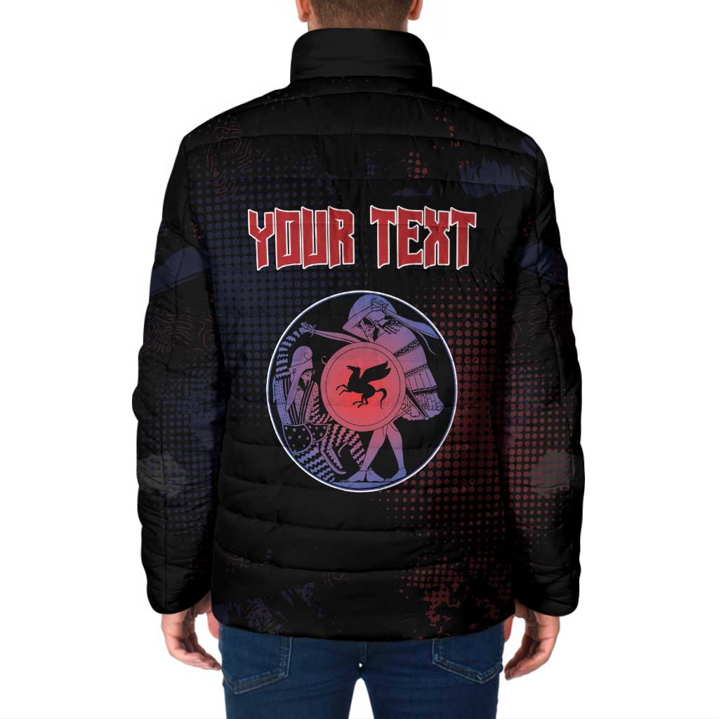 Personalized Delian League Padded Jacket Greek And Persian Wars - Wonder Print Shop