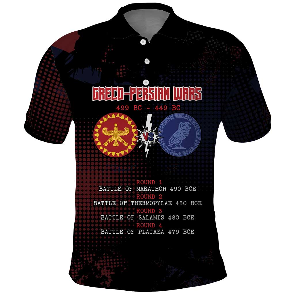 Personalized Delian League Polo Shirt Greek And Persian Wars - Wonder Print Shop