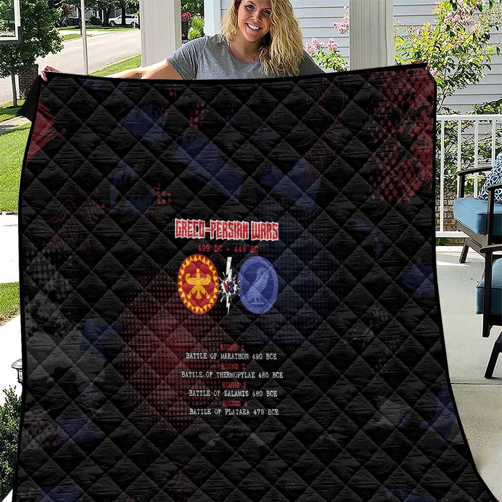 Delian League Quilt Greek And Persian Wars - Wonder Print Shop