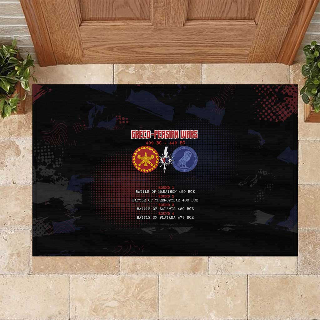 Delian League Rubber Doormat Greek And Persian Wars - Wonder Print Shop