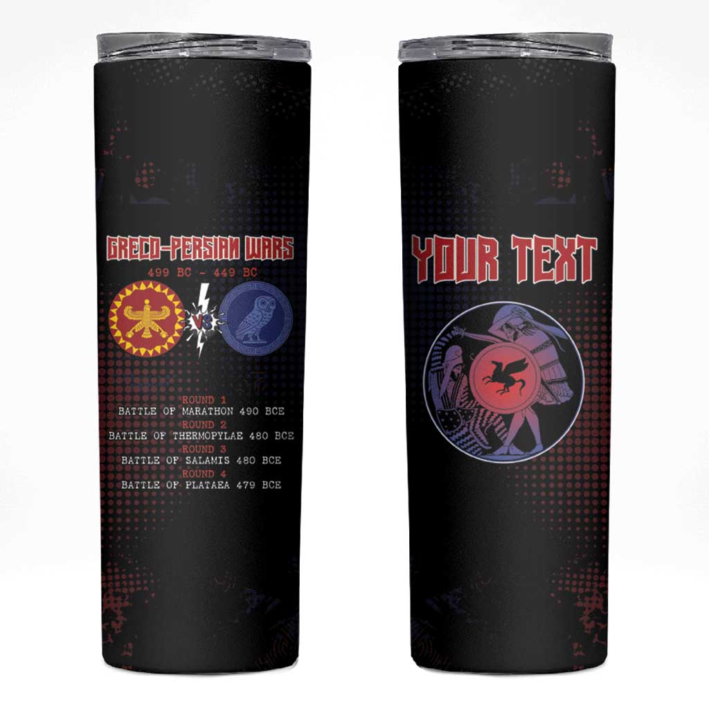 Personalized Delian League Skinny Tumbler Greek And Persian Wars - Wonder Print Shop