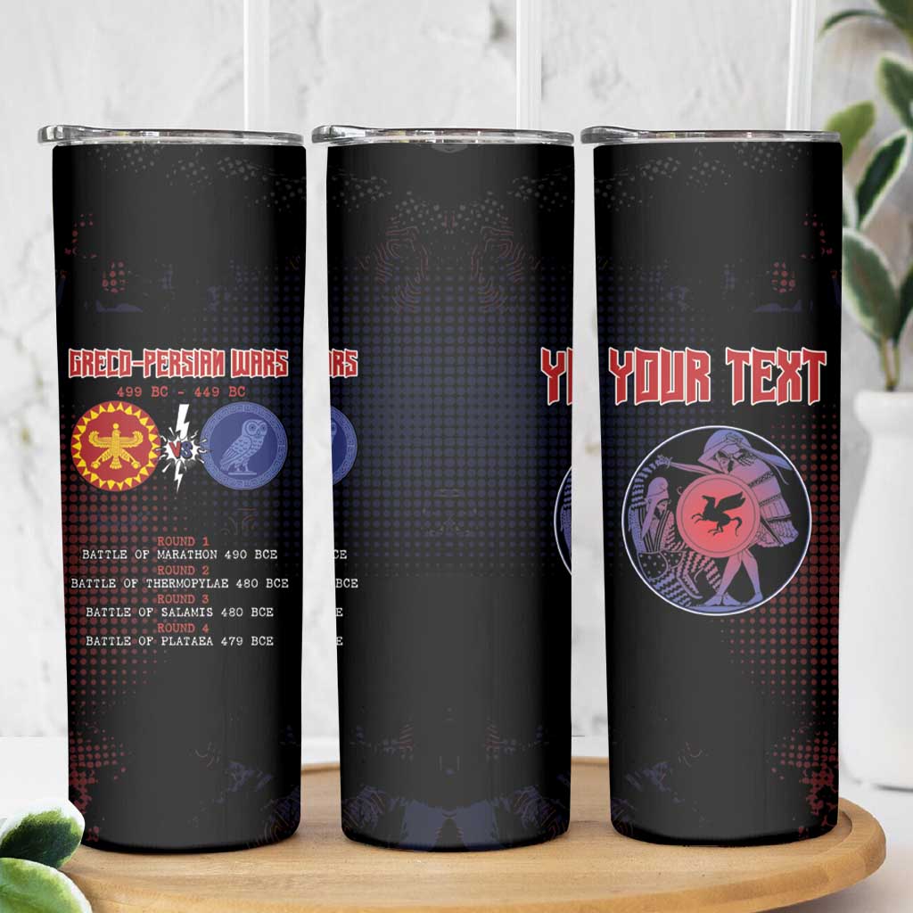 Personalized Delian League Skinny Tumbler Greek And Persian Wars - Wonder Print Shop