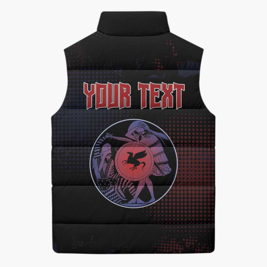 Personalized Delian League Sleeveless Puffer Jacket Greek And Persian Wars - Wonder Print Shop