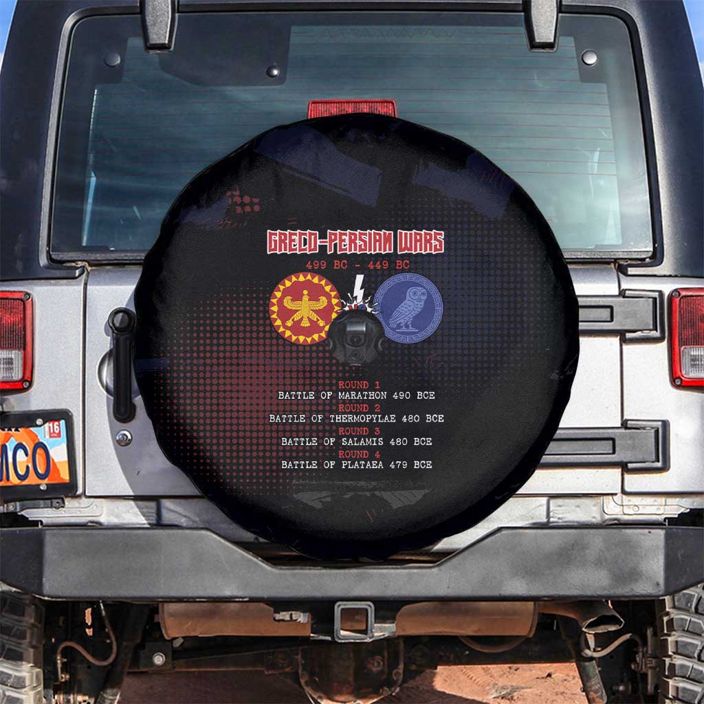 Delian League Spare Tire Cover Greek And Persian Wars - Wonder Print Shop