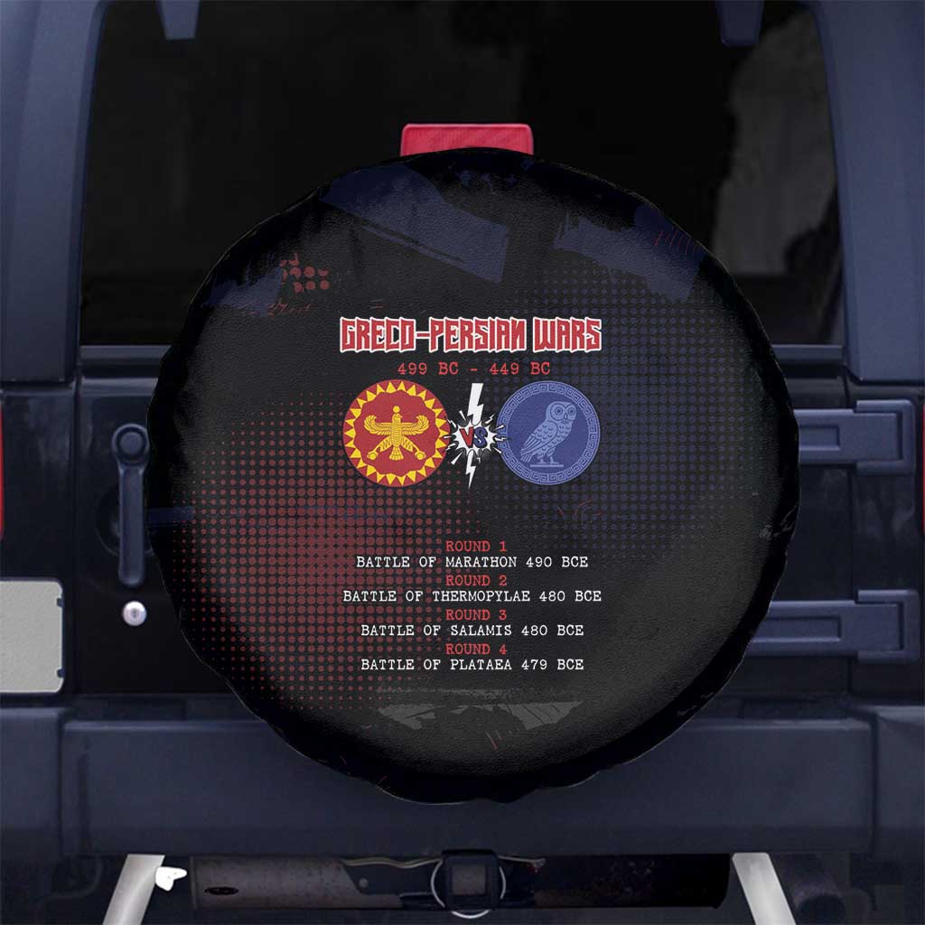 Delian League Spare Tire Cover Greek And Persian Wars - Wonder Print Shop