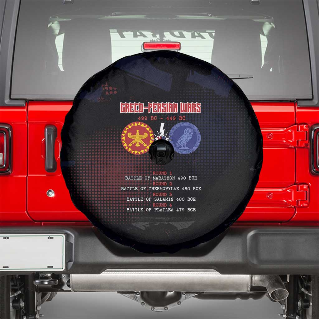 Delian League Spare Tire Cover Greek And Persian Wars - Wonder Print Shop
