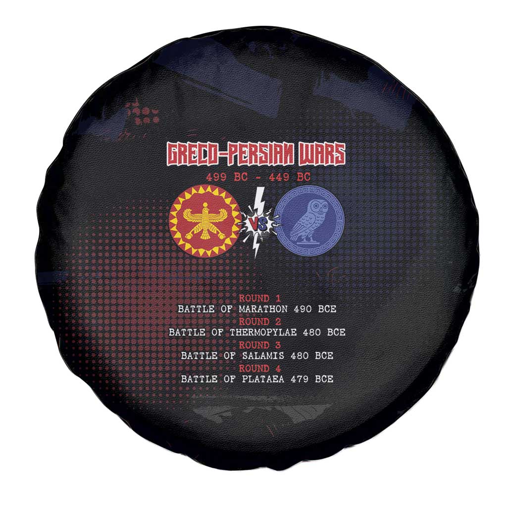 Delian League Spare Tire Cover Greek And Persian Wars - Wonder Print Shop