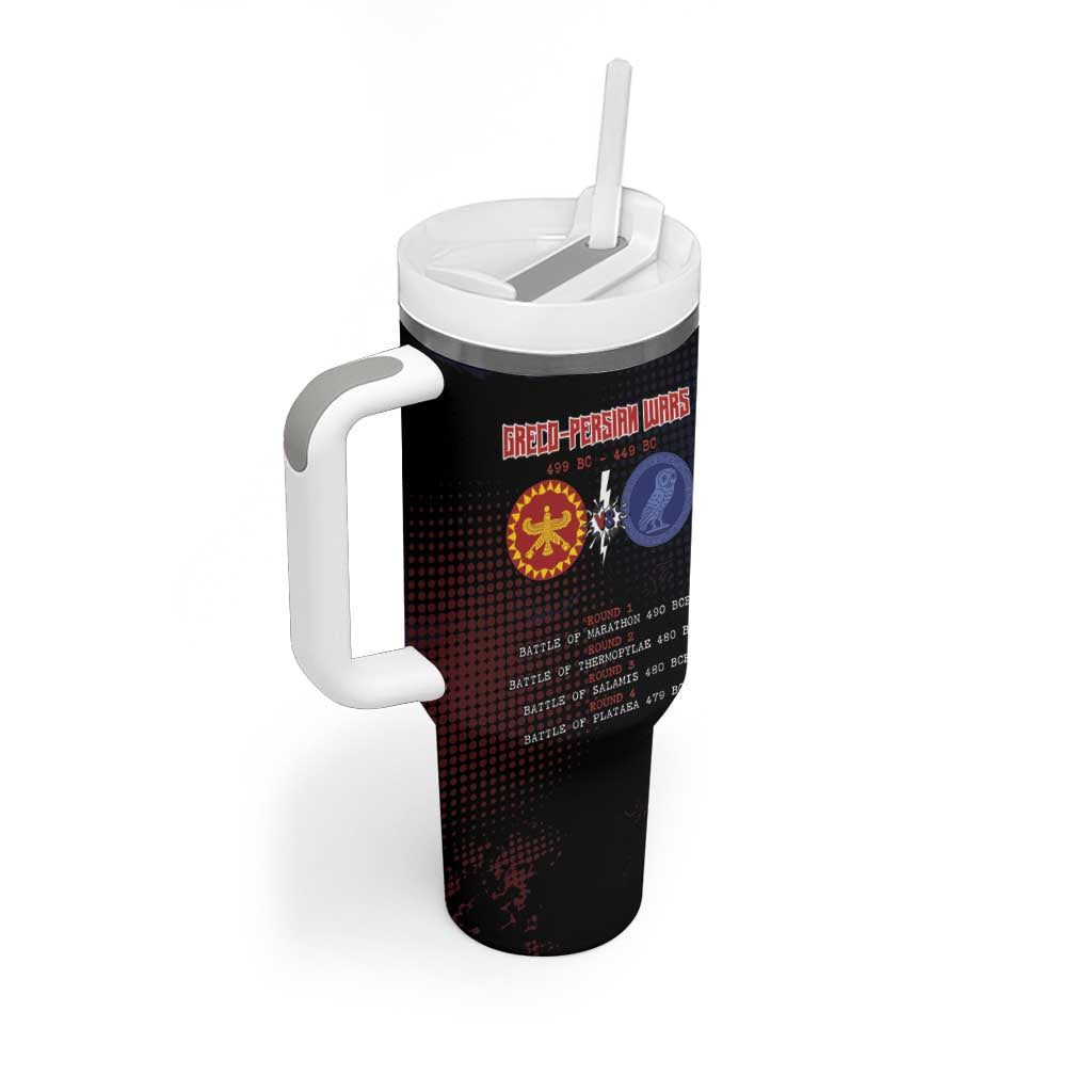 Personalized Delian League Tumbler With Handle Greek And Persian Wars - Wonder Print Shop