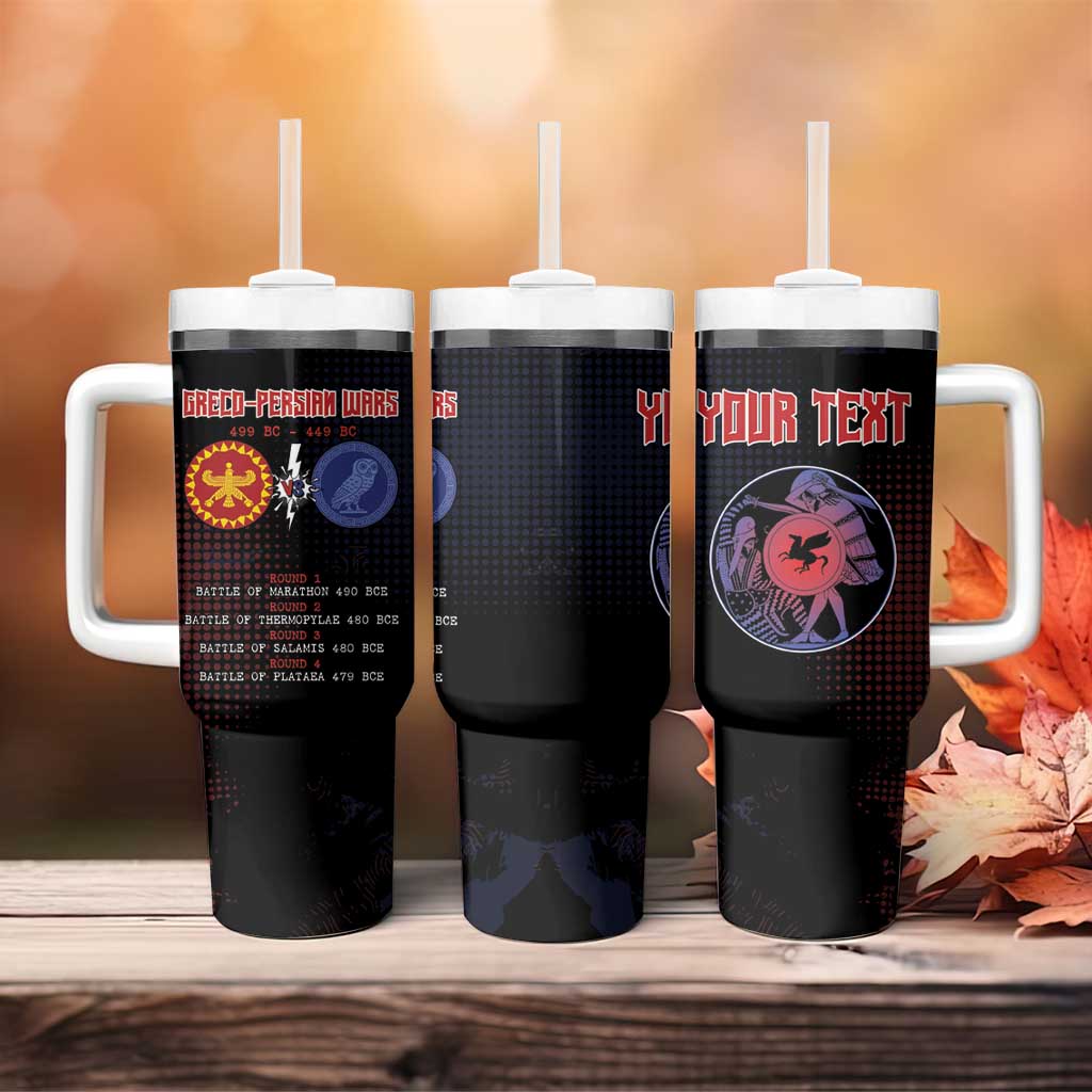 Personalized Delian League Tumbler With Handle Greek And Persian Wars - Wonder Print Shop