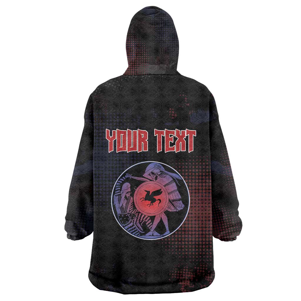 Personalized Delian League Wearable Blanket Hoodie Greek And Persian Wars - Wonder Print Shop