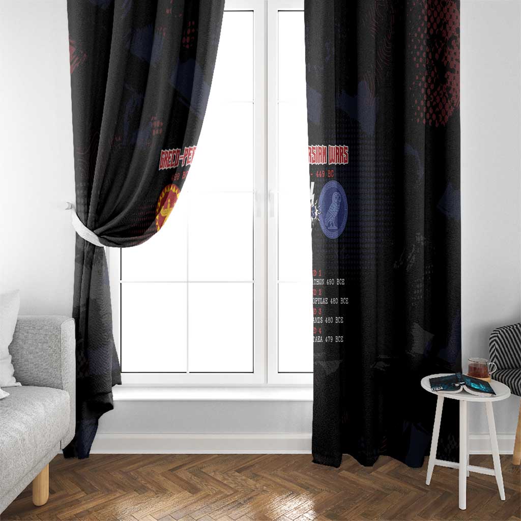 Delian League Window Curtain Greek And Persian Wars - Wonder Print Shop