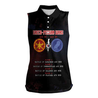 Personalized Delian League Women Sleeveless Polo Shirt Greek And Persian Wars - Wonder Print Shop
