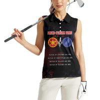 Personalized Delian League Women Sleeveless Polo Shirt Greek And Persian Wars - Wonder Print Shop