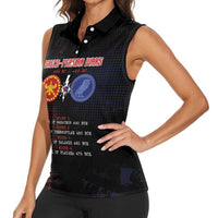 Personalized Delian League Women Sleeveless Polo Shirt Greek And Persian Wars - Wonder Print Shop