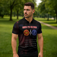 Personalized Delian League Zipper Polo Shirt Greek And Persian Wars - Wonder Print Shop