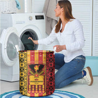 First Bulgarian Empire Laundry Basket Slavic Patterns - Wonder Print Shop