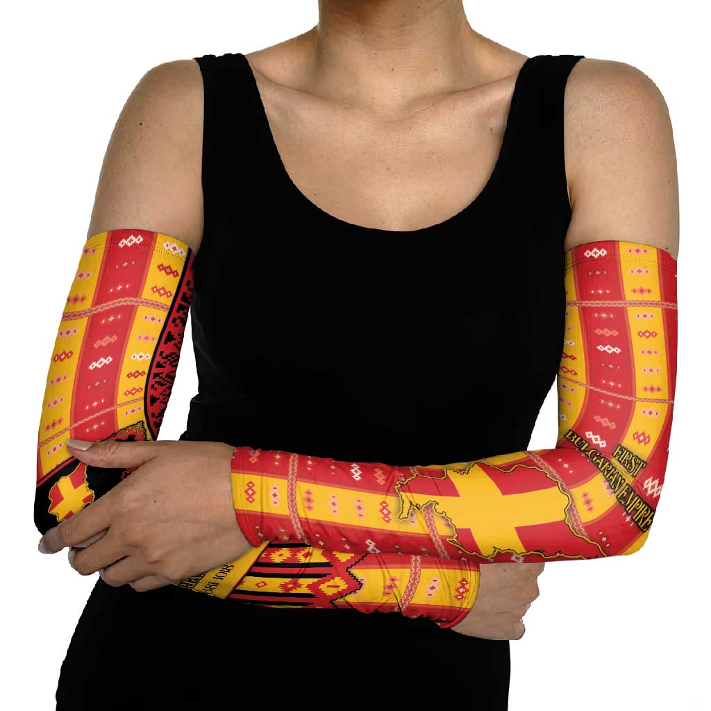 First Bulgarian Empire Arm Sleeves Slavic Patterns - Wonder Print Shop