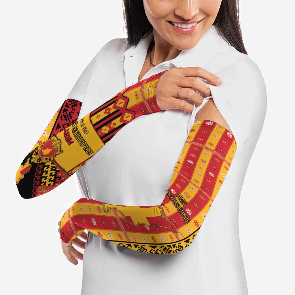 First Bulgarian Empire Arm Sleeves Slavic Patterns - Wonder Print Shop