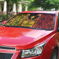 First Bulgarian Empire Auto Sun Shade Slavic Patterns - Wonder Print Shop