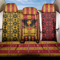 First Bulgarian Empire Back Car Seat Cover Slavic Patterns - Wonder Print Shop