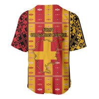 First Bulgarian Empire Baseball Jersey Slavic Patterns - Wonder Print Shop