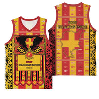 First Bulgarian Empire Basketball Jersey Slavic Patterns - Wonder Print Shop