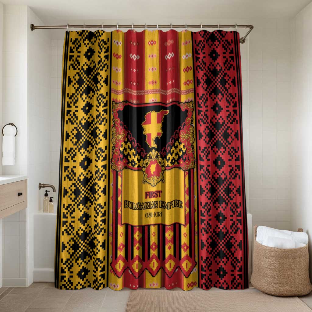 First Bulgarian Empire Bathroom Set Slavic Patterns - Wonder Print Shop