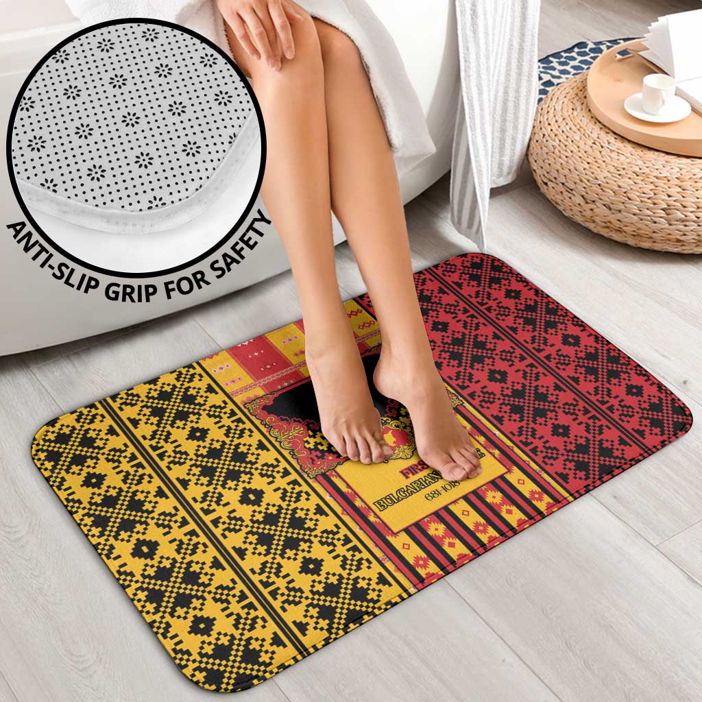 First Bulgarian Empire Bathroom Set Slavic Patterns - Wonder Print Shop