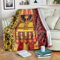 First Bulgarian Empire Blanket Slavic Patterns - Wonder Print Shop